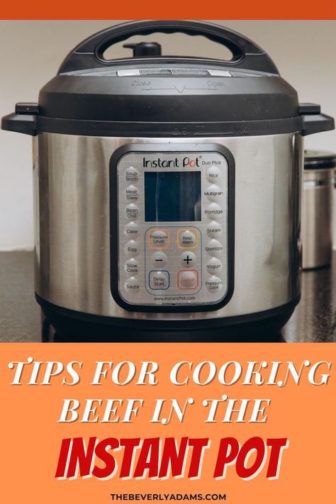 Cooking the beef in the instant pot takes so little time compared to the traditional method of cooking it on the stove or in the oven. Even the toughest cuts of meat can cook pretty easily. Here are tips on how to have tasty beef meals in your very versatile instant pot. Beef recipes from ground beef, stew, and even steaks. It is a sure way to have a savory lunch or dinner that is healthy and easy. May it be wagyu, angus, roast, ground beef, or shredded, thank God there's instant pot! Beverly Adams, Beef In The Instant Pot, Savory Lunch, Chicken In The Instant Pot, Cooking Frozen Chicken Breast, Cooking Beef, Cooking With Ground Beef, Tips For Cooking, Beef Meals