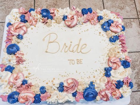 Bridal shower sheetcake #sheetcake #weddingcakes #cakedesign #buttercream #cake #thepeeryhouse #hospitalityisourheritage Bridal Shower Sheet Cake Ideas, Bridal Shower Sheet Cake, Sheet Cake Ideas, Cake Sheet, Bridal Shower Cake, Sheet Cake, Buttercream Cake, Bride To Be, May 22