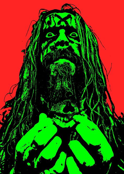 Rob Zombie Aesthetic Pfp, Rob Zombie Aesthetic, Rob Zombie Poster, Ares Design, Rob Zombie Art, Zombie Drawings, White Zombie, Zombie Art, Zombie Movies