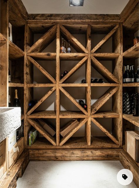 Wine Cellar Shelving, Home Wine Cellars Basements, Rustic Wine Room, How To Build A Wine Cellar, Underground Wine Cellar Ideas, Rustic Wine Cellar Ideas, Cellar Ideas Basement, Wine Rooms In House, Wine Cellar Diy