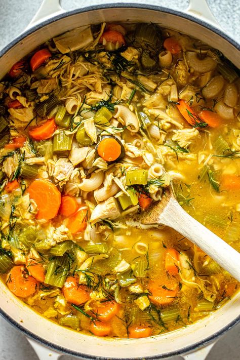 Gluten Free Chicken Soup, Gluten Free Chicken Noodle Soup, Simple Soup, Gluten Free Noodles, Whole Roasted Chicken, Lemon Pasta, Homemade Gluten Free, Noodle Soup Recipes, Soup Recipes Chicken Noodle