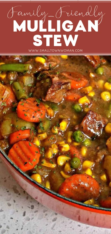 Corned Beef Stew Crock Pot, Beef Stew With Okra, Chilli With Beef Stew Meat, Mulligan Stew Recipe Crock Pot, Fried Stew Meat Recipes, Beef Stew With Green Beans, Beef Soups And Stews, Soup With Beef Stew Meat, Corn Beef Stew