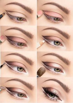 15 Holiday Makeup Ideas You want to Try - Pretty Designs Mata Hooded, Spring Makeup Tutorial, Teknik Makeup, Make Up Mata, Cut Crease Eye Makeup, Make Up Kits, Best Eyebrow Makeup, Mekap Mata, Healthy Woman