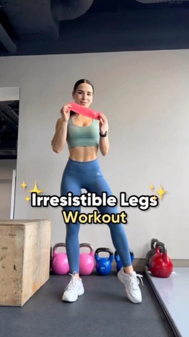 💪 Ready to level up? Tap the link for more! 😀🙃😎 Excersise Band Workout, Leg Workout With Bands, Eating Quotes, Leg Workout At Home, Leg And Glute Workout, Resistance Band Workout, Resistance Workout, Workout Without Gym, Resistance Band Exercises