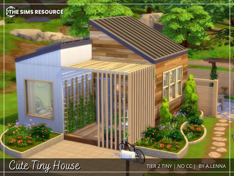 The Sims 4 Small House Floor Plans, Small Modern Home Sims 4, 20x15 Sims 4 House Plan, Sims 2 Tiny House, Sims4 Tiny House Floor Plan, Sims Tiny Home Floor Plan, The Sims 4 Tiny House Ideas, Sims 3 Tiny House, The Sims Tiny House Ideas