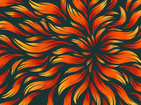 Fire Pattern Thingy warm ipad pro procreate 2d illustration pattern burn flame fire Fire Japanese Art, Fire Graphic Design, Fire Pattern, Fire Goddess, Fire Painting, Flame Art, Flame Design, Abstract Shape, Fire Art