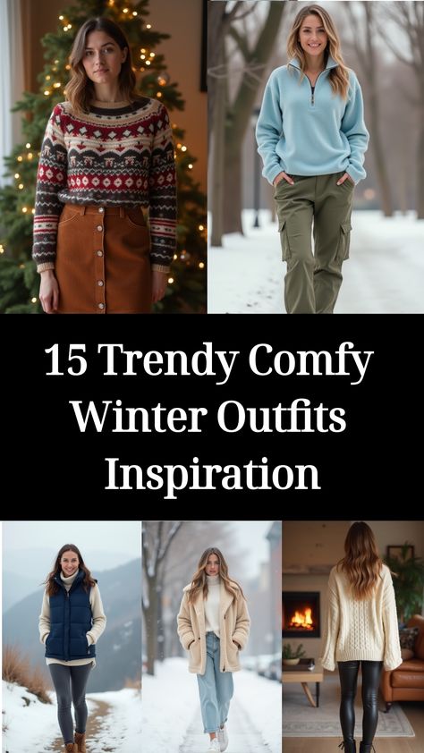 15 Trendy Comfy Winter Outfits Inspiration Pacific Northwest Winter Outfits, Winter Walking Outfit Cold Weather, Pnw Winter Outfits, Cold Beach Day Outfit Winter, Mountain Winter Outfits, Cold Weather Outfits Winter Freezing, Cute Mountain Outfits, Winter Walking Outfit, Winter Mountain Outfit