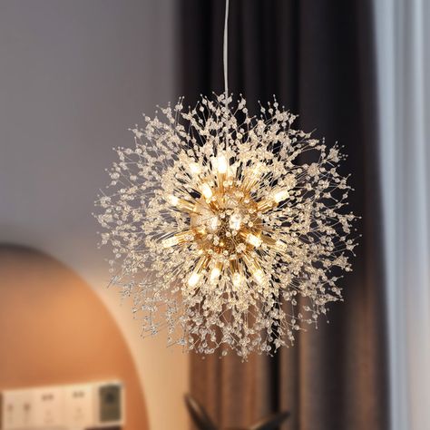 Fairmont Park 16-Light Chrome Dandelion Chandeliers Modern Crystal Light Fixture,Firework Chandelier,Personalized Ceiling Hanging Lighting | Wayfair.co.uk Firework Chandelier, Crystal Light Fixture, Chandeliers Modern, Hanging Lighting, Ceiling Hanging, Crystal Light, Modern Chandelier, Light Fittings, Light Fixture