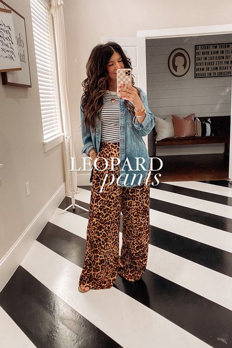 Women's Long Sleeve Oversized … curated on LTK Warm Weather Thanksgiving Outfit, Teacher Work Outfits, Leopard Pants Outfit, Dressy Attire, Casual Work Outfits Women, Fashion Business Casual, Cold Weather Fashion, Style Inspiration Fall, Casual Work Outfits