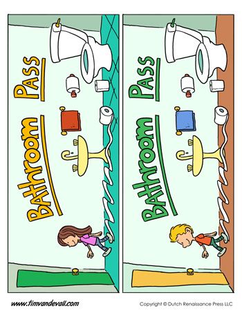 School Behavior Chart, Classroom Display Boards, Bathroom Pass, Free Classroom Printables, All About Me Printable, Classroom Boards, 2nd Grade Activities, Bathroom Printables, Teaching Technology