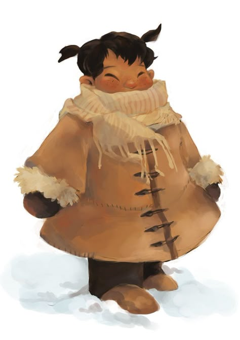 Little Inuit Girl by Dreamsoffools on DeviantArt Inuit Concept Art, Inuit Illustration, Inuit Drawing, Inuit Character Design, Inuit Culture, Caracter Design, Children Sketch, Inuit Art, Concept Art Character