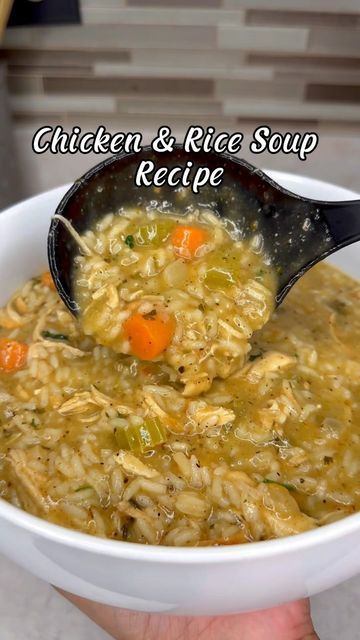 Rice Chicken Soup Recipes, Chicken And Rice Soup Recipes Homemade, Chicken And Rice Crockpot Soup, Chicken And Rice Recipes Soup, Chicken N Rice Soup, Stew Chicken And Rice, Boiled Chicken And Rice Recipes, Chicken And Rice Soup Easy, Crockpot Chicken And Rice Soup