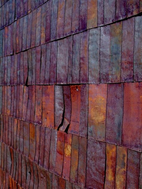 Texture Painting Paneling Walls, Painted Paneling Walls, Graffiti Artwork, Panels Wall, Peeling Paint, Purple And Orange, Painted Paneling, Rusty Metal, Stain Glass