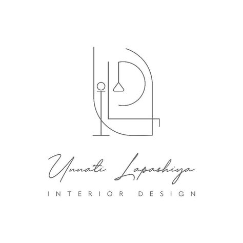 Logo Design for Interior Designer logocollect Line Art Interior Design, Logo Design Ideas For Interior Design, Logos For Interior Design, Interior Design Logo Ideas Graphics, Interior Designers Logo, Logo For Art Studio, Interior Design Logo Inspiration Ideas, Interior Designer Logo Ideas, Interior Studio Logo