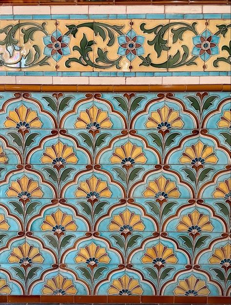 Persian Tiles, Persian Tattoo, Mysore Palace, Pretty Tiles, Graphic Portfolio, Mosaic Tile Patterns, Only Aesthetic, Block Printed Textiles, Victorian Tiles