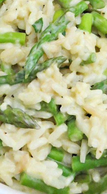 Rice And Asparagus Recipe, Risotto Asparagus, Asparagus Rice, Rice And Asparagus, Asparagus Recipes Oven, Asparagus Risotto, Asparagus Casserole, Asparagus Dishes, Asparagus Recipes Baked