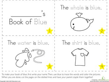 Worksheets: The Color Blue. This website will be a great resource during the summer! Preschool Worksheets Free, Ingles Kids, Preschool Worksheets Free Printables, Writing Practice Worksheets, Preschool Reading, Free Preschool Worksheets, Preschool Colors, The Color Blue, Printables Free Kids