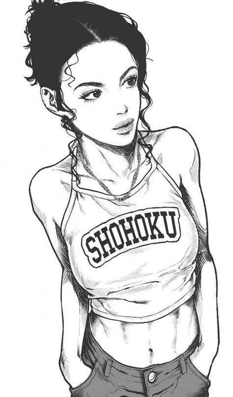 . Ayako Slam Dunk Manga, Ayako Slam Dunk Icons, Takehiko Inoue Art Slam Dunk, Slam Dunk Manga Icon, Slam Dunk Drawing, Ayako Slam Dunk, Boichi Manga, Takehiko Inoue, Inoue Takehiko