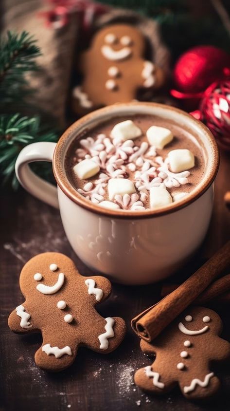 Christmas Aesthetic Hot Chocolate, Hot Chocolate Wallpaper, Hot Chocolate Decor, Winter Backgrounds, Christmas Backgrounds, Christmas Hot Chocolate, Coffee Wallpaper, Background Ideas, Christmas Dessert