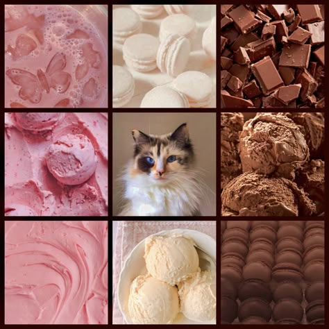 Marshmallow Moodboard, Themes For Drawing, Candy Moodboard, Character Mood Boards, Moodboard Adopts, Cat Moodboard, Moodboards Aesthetic, Adopt Idea, Make A Character