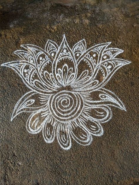 Deva, is a twenty-six-year-old, sophisticated, attractive, fun-loving… #romance #Romance #amreading #books #wattpad Rangoli Designs White, Lotus Rangoli Designs, Pattern Design Drawing, Easy Rangoli Designs Videos, Very Easy Rangoli Designs, Rangoli Designs Photos, Rangoli Designs Simple Diwali, Rangoli Simple, Rangoli Side Designs