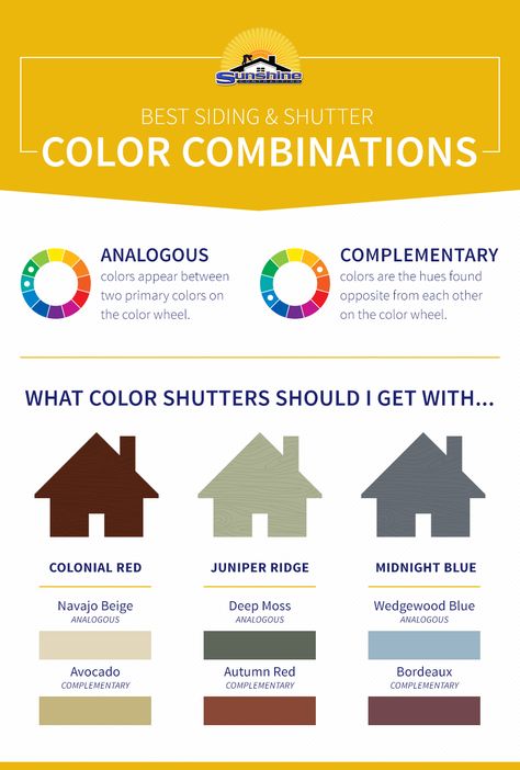 Best Siding and Shutter Color Combinations - Sunshine Contracting Color Palette With Sage Green, Siding And Shutter Colors Combinations, Sage Green House, Outdoor Siding, Green Siding, Outdoor Shutters, Shutter Colors, Color Schemes Design, Design Café