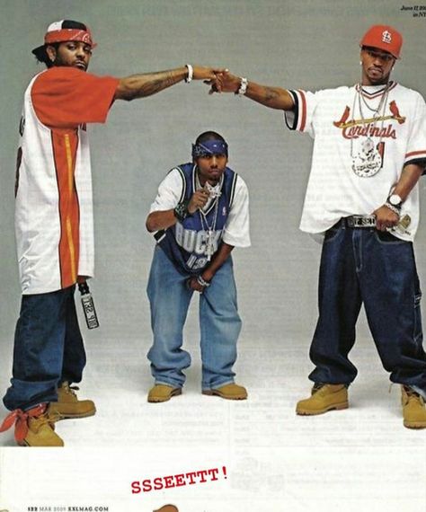 Rapper Outfits Men, Throwback Outfits 90s, Hip Hop 90, 90s Hip Hop Outfits, 2000s Hip Hop Fashion, 2000s Fashion Men, Rapper Costume, Old School Outfits, Look Hip Hop