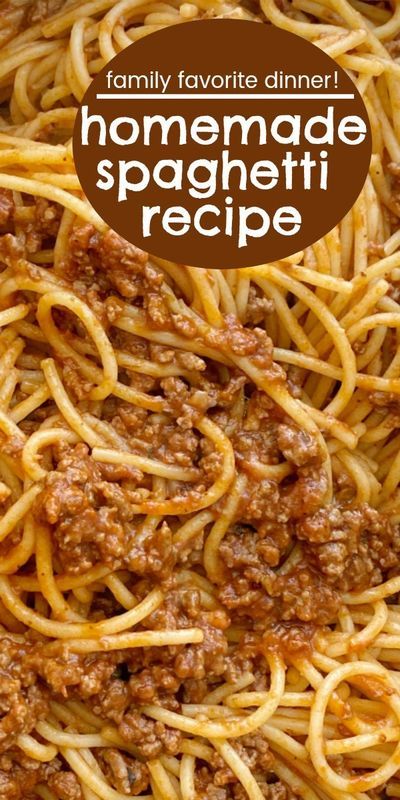 Spagetti Sauce Recipe Easy, Easy Spaghetti Sauce Ground Beef, Easy Spagetti Recipe, Sweet Spaghetti Sauce, Beef Spaghetti Sauce, Ground Beef Spaghetti, Ground Beef Spaghetti Sauce, Homemade Ground Beef, Beef Spaghetti