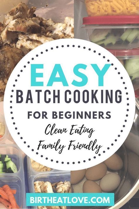 Healthy batch cooking meal prep for beginners. Learn 2 easy methods for batch cooking that will help you save a ton of time in the kitchen AND help you eat healthier. Clean eating and family friendly! Meal planning ideas to make your busy Mom life easier! #mealplanning #batchcooking #momlife #cleaneating Healthy Batch Cooking, Clean Eating Family, Batch Cooking Recipes, Batch Meals, Meal Planning Ideas, Meal Prep For Beginners, Clean Eating For Beginners, Easy Clean Eating, Ketogenic Diet Meal Plan