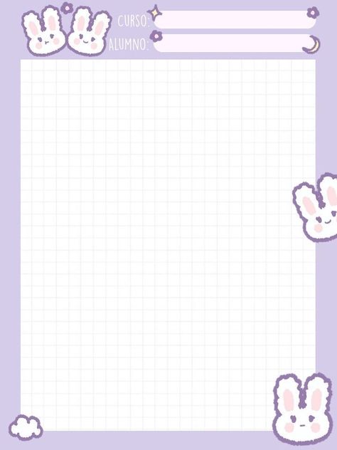 Goodnotes Template Aesthetic, Cute Memo Pad Design, Good Notes Aesthetic Template, Aesthetic Note Template Printable, Cute Note Template Aesthetic, Kawaii Notepad Template, Kawaii Notes Template, Purple Memo Pad, Cute Notepad Template