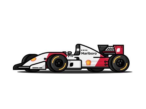 Mclaren Formula 1 Car by Dom Designs Formula 1 Car Illustration, F1 Cars Design, F1 Car Illustration, Formula 1 Car Design, Formula One Car Drawing, Formula One Art, Formula 1 Illustration, Formula 1 Fan Art, Formula 1 Sketch