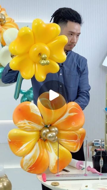 Diy Balloon Centerpieces, Balloon Centerpieces Diy, Link Balloons, Column Lighting, Centerpieces Diy, Diy Balloon Decorations, Diy Balloon, Balloon Centerpieces, Balloon Columns