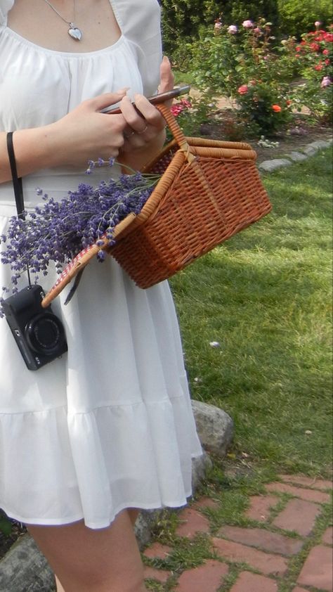 picnic basket, picnic outfit Lavender Basket, Basket Picnic, Picnic Outfit, Purse Outfit, Basket Purse, Picnic Basket, Lavender, Purse, Pins