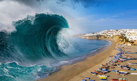 Tsunami Image, Mediterranean Ocean, Tsunami Waves, Tsunami Warning, Weather Storm, Olive Press, New Spain, South Of Spain, Banda Aceh