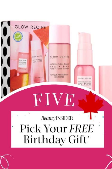 On your birthday, you can choose one of five free gifts at Sephora Canada. Here's a list of all the gifts to choose from, including deluxe samples of skincare and makeup. Pick the gift that best suits your needs and enjoy! Sephora Free Birthday Gift, Sephora Birthday Gift 2024, Sephora Birthday Gift, Canada Birthday, Free Birthday Gifts, Gifts 2023, Birthday Freebies, Skincare And Makeup, New Cosmetics