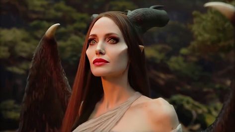 Maleficent With Hair Down, Maleficent Hair Down, Maleficent Hair, Widgetsmith Wallpapers, Maleficent Doll, Dark Fey, Princesses Dont Cry, Maleficent Aurora, Maleficent Makeup