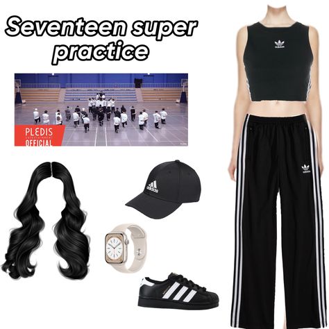 Seventeen super practice Svt Outfits Inspired, Seventeen 14th Member Outfits, Svt Outfits, Seventeen Super, Good Looking Guys, Pledis Entertainment, Say The Name Seventeen, My Outfit, Seventeen