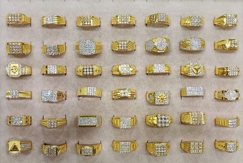 Men's Rings Gold Indian, Latest Ring Designs, Gold Rings For Men, Engagement Stage Decoration, Nails Bridal, Dimond Ring, Mens Ring Designs, Ring Boy, Curved Nails