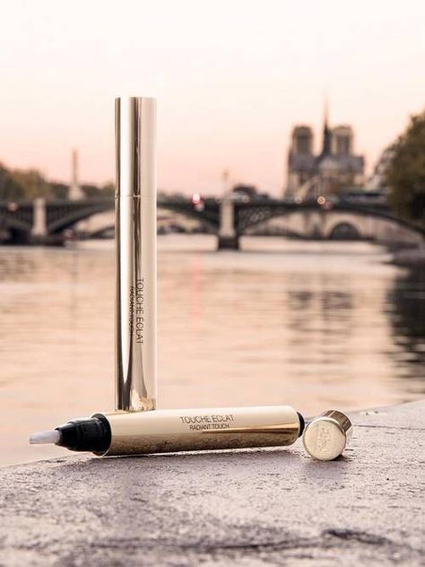 Pretty Much Every Celeb Swears By YSL Touche Éclat | Who What Wear Ysl Touche Eclat Concealer, Ysl Concealer, Ysl Touche Eclat, Ysl Makeup, Best Highlighter, Touche Eclat, Makeup Icons, Liquid Concealer, The Beauty Department