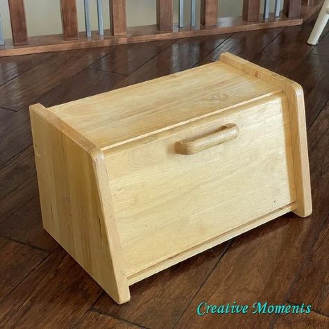 Bread Box Ideas, Shop Shelves, Milk Paint Furniture, Wooden Bread Box, Infused Coffee, Refinish Furniture, Painted Desk, Pallet Boards, Pallet Designs