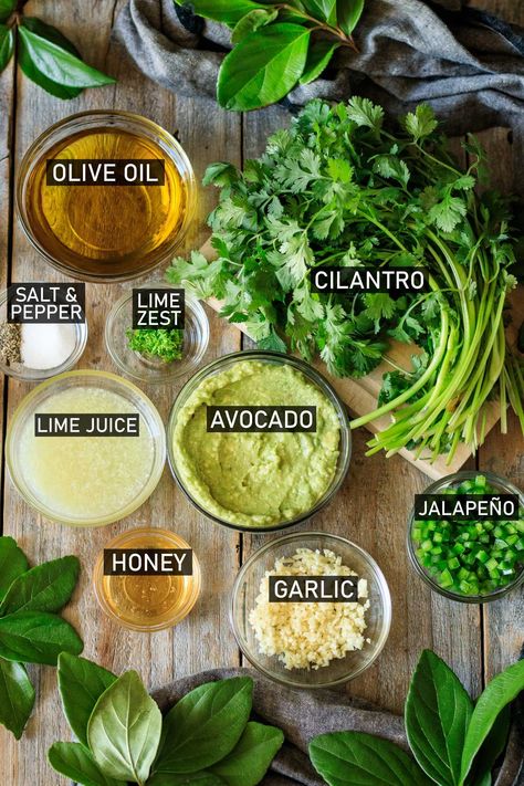 Creamy Avocado Cilantro Lime Dressing, Cilantro Tahini Dressing, Diy Avocado Dressing, Jalapeño Lime Dressing, Cilantro Dressing For Tacos, Dairy Free Avocado Dressing, Spicy Avocado Dressing, Salad Dressing Recipes Avocado, Healthy Avocado Sauce