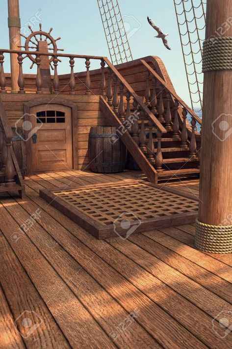 Pirate Ship Reference, Pirate Ship Interior, Pirate Ship Captains Cabin, Fantasy Pirate Ship Interior, Pirate Ship Bedroom Concept Art, Inside Pirate Ship, Pirate Cabin Concept Art, Pirate Ship Deck Background, Theme Park Planning