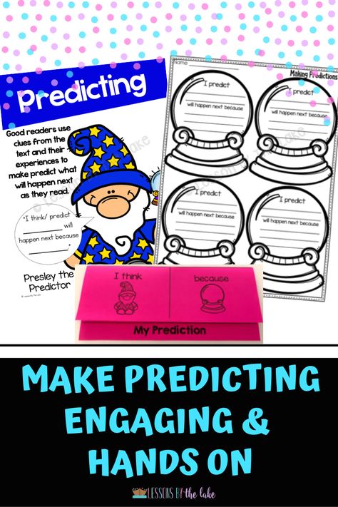 Theme Vs Main Idea, Reading And Writing Worksheets, Predicting Activities, Nautical Classroom, 3rd Grade Activities, Wordless Picture Books, All About Reading, Guided Reading Activities, Making Predictions