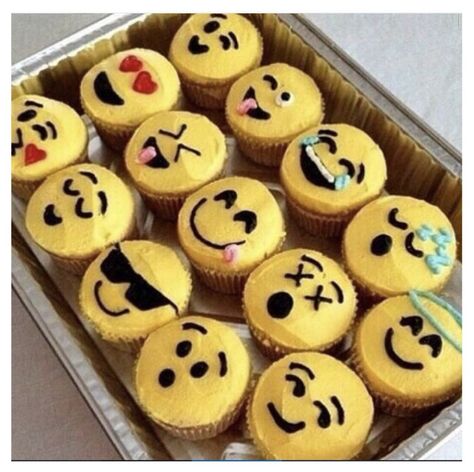 #cute #food #cake #bakery #emoji #silly #cupcakes #food #desert #aesthetic Cupcake Emoji, Emoji Cupcakes, Emoji Cake, Emoji Birthday Party, Cupcake Images, Cupcake Cake Designs, Emoji Birthday, Emoji Party, Magic Cake