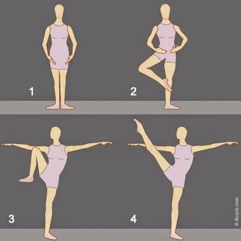 Ballet central: This is how to devloppe your leg into a side arabesque Fouette Ballet, Ballet Dance Moves, Ballet Steps, Dancing Moves, Ballet Stretches, Ballet Positions, Dance Stretches, Ballet Lessons, Ballet Technique