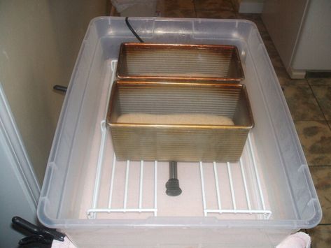 How To Make A Proofing Box - Whole Grain 100 Proofing Drawer Bread, Diy Bread Proofing Basket, Diy Bread Proofing Cabinet, Bread Proofing Box Diy, Diy Proofing Box Bread, Bread Proofer, Dough Box, Bread Proofing, Proofing Baskets