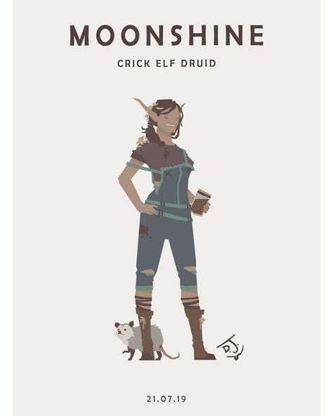 Sketchgoblin on Instagram: “Crick elf Druid and heir to the Crick Mee Maw. Her people were ostracized by the High Elves to the dank shores of the Crick, where they set…” Modern Druid, Adventurer's Guild, Elf Druid, D D Character Ideas, Character Role, Dragon Rpg, Roleplay Characters, High Elf, D&d Dungeons And Dragons