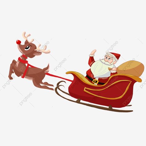 Reindeer Run, Christmas Card Background, Reindeer Christmas Gift, Santa Cartoon, Santa Claus Clipart, How To Draw Santa, Cartoon Reindeer, Reindeer Silhouette, Santa Claus Images