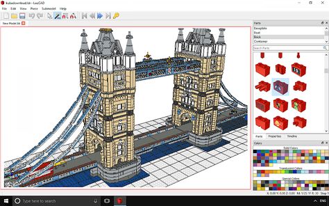 LeoCAD Download Free Cad Software, Solid Geometry, Construction Lego, 3d Modeling Software, Cad Software, Windows Software, Lego Architecture, Lego Models, Custom Lego