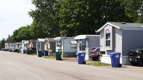 Mobile Home Park Yard Ideas, The Lulabelle Mobile Home, Champion Park Model Homes, Trucks For Rent, Villa Resort, Mobile House, Mobile Home Parks, Storm Shelter, Manufactured Homes